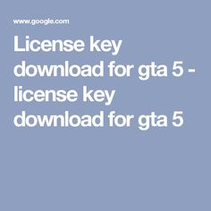license key grand theft auto v